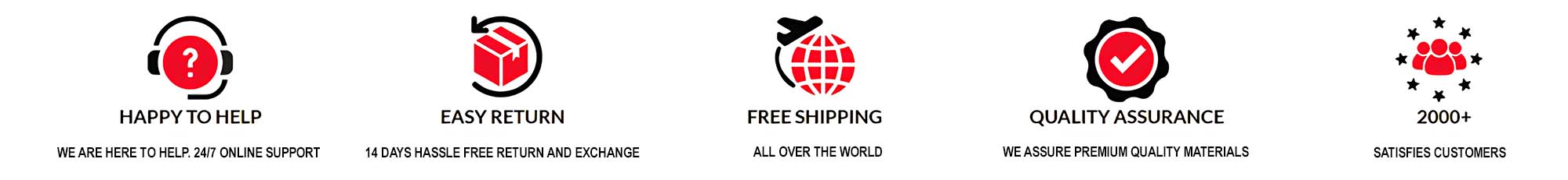 Free Shipping, 24/7 Service.............