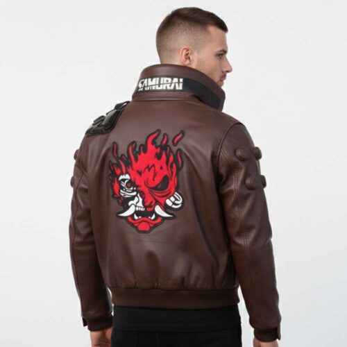 Cyberpunk 2077 V Cosplay Jacket | Samurai Bomber Jacket Inspired Costume | Gamer Costume for Halloween